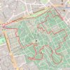 Trace GPS Un tour au cimetière du Père Lachaise, itinéraire, parcours