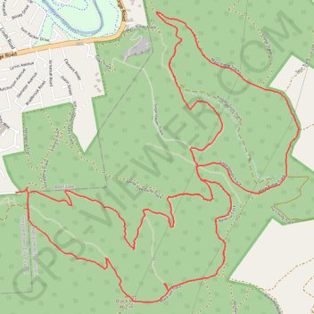 Trace GPS Black Hill Conservation Park Loop, itinéraire, parcours