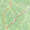 Trace GPS D'Orbey à Metzeral par le Hirschsteine et les sommets - Étape 2, itinéraire, parcours