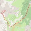 Trace GPS Pointe des Sarrazins, itinéraire, parcours