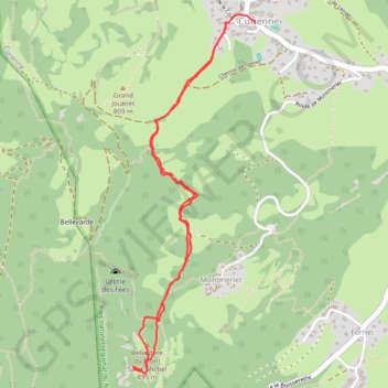 Trace GPS Balade du Mont Saint Michel, itinéraire, parcours