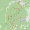 Trace GPS Mont sainte-Odile, itinéraire, parcours