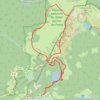 Trace GPS Le Lac vert-Gazon de Faite, itinéraire, parcours