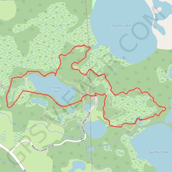 Trace GPS Birding Hike at Carver Park Reserve, itinéraire, parcours