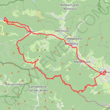 Trace GPS Schlumpf, itinéraire, parcours