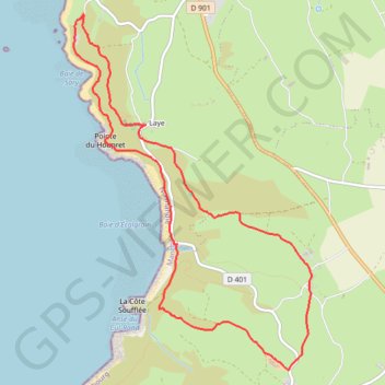 Trace GPS Auderville (50440), itinéraire, parcours