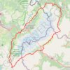 Trace GPS TMB Tour du Mont-Blanc (Haute-Savoie, Suisse et Italie), itinéraire, parcours