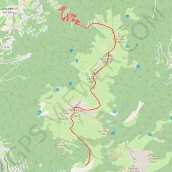 Trace GPS Traversée Lauzière Nord - Grizzlyteam, itinéraire, parcours