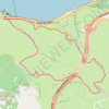 Trace GPS Grand Tour de la Savane depuis le Cap la Houssaye, itinéraire, parcours
