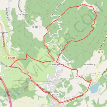 Trace GPS Boucle Cruseilles - Iselet, itinéraire, parcours