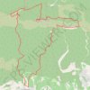 Trace GPS Les Borrys-Arche de Portalas, itinéraire, parcours