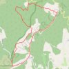 Trace GPS Col des Trois Termes vers la Bergerie du Jas du Griffon, itinéraire, parcours