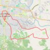 Trace GPS Traversée des Alpilles petit parcours, itinéraire, parcours