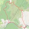 Trace GPS Tour du Mont-Grazian, itinéraire, parcours