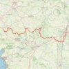 Trace GPS GR 364 : De Poitiers à Bournezeau, itinéraire, parcours