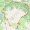Trace GPS De La Danchère à La Danchère par le lac de la Muzelle, le Col du Vallon et le lac de Lauvitel, itinéraire, parcours