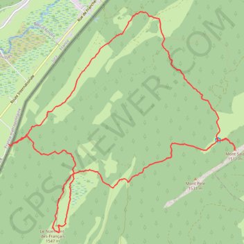 Trace GPS Mont Sâla, itinéraire, parcours