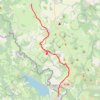 Trace GPS Chemin de Stevenson - Le Bouchet vers Langogne, itinéraire, parcours