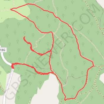 Trace GPS Balade autour de Crizieu - Moras, itinéraire, parcours