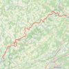 Trace GPS De Vesoul à Pontailler-sur-Saône, itinéraire, parcours