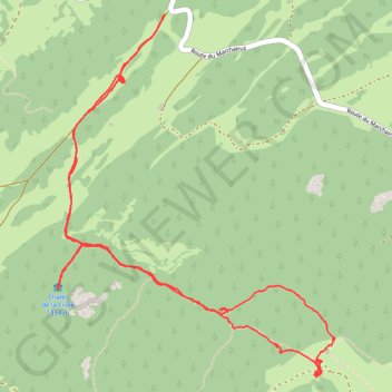 Trace GPS Sèche de Gimel, itinéraire, parcours