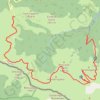 Trace GPS Montée de PISTA et piste pastorale d'Ardané, itinéraire, parcours