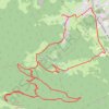 Trace GPS Lazerque versant nord, itinéraire, parcours