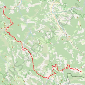 Trace GPS Grande Traversée des PréAlpes : variante Saillans - Montmorin, itinéraire, parcours