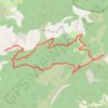 Trace GPS Le Plateau de Serre Chauvière par la Colombe, Fontcouverte et col de Royet, itinéraire, parcours
