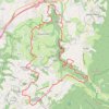 Trace GPS Balcons du Chéran - Départ Cusy, itinéraire, parcours