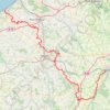 Trace GPS Randonnée entre Bernay et Villers-sur-Mer, itinéraire, parcours