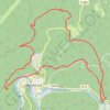 Trace GPS De Monthermé à la Roche à Sept Heures par le Roc la Tour et la Roche aux Corpias, itinéraire, parcours