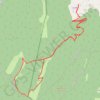 Trace GPS Pré de Cinq Sous - Rochechinard, itinéraire, parcours