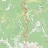 Trace GPS Dans les traces d'André Chamson (jour 1), itinéraire, parcours