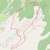 Trace GPS Grand Mont d'Arêches, itinéraire, parcours