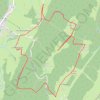 Trace GPS Randonnée dans le Jura, itinéraire, parcours