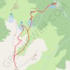 Trace GPS Tuc de Pourtillou depuis le pla de la Lau, itinéraire, parcours