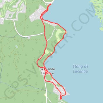 Trace GPS Lacanau, itinéraire, parcours