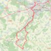 Trace GPS Mulhouse - Tagolsheim - Hirsingue - Heiteren - Mulhouse, itinéraire, parcours