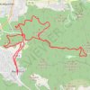 Trace GPS Rocbaron - plateau de Thème, itinéraire, parcours