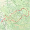 Trace GPS Naussac - Sainte Eulalie, itinéraire, parcours