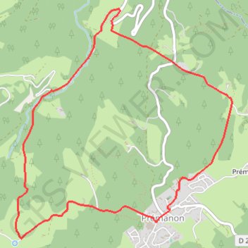 Trace GPS Tour des Arcets - Prémanon, itinéraire, parcours