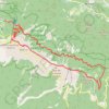 Trace GPS Crêtes et corniche nord du Mont Ventoux - Beaumont-du-Ventoux, itinéraire, parcours