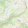 Trace GPS Modane-Col de l'Iseran, itinéraire, parcours