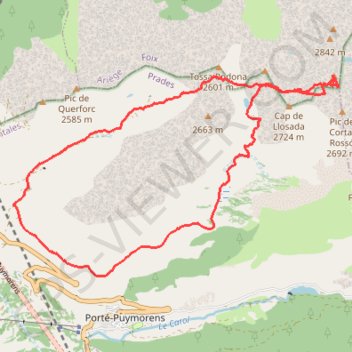 Trace GPS Le Puig de Coma d'Or, itinéraire, parcours