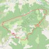 Trace GPS montagne de Chabre, itinéraire, parcours