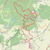 Trace GPS Les fougères en forêt d'Ermenonville - Othis, itinéraire, parcours