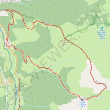 Trace GPS Lagaube-Larry, itinéraire, parcours