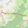 Trace GPS Col de la Faculta, itinéraire, parcours