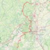 Trace GPS Ébreuil > Mont Dore, itinéraire, parcours